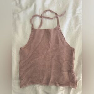 Brandy Melville knit halter top
